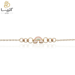 دستبند طلا رنگین کمان (daz635) دستبند طلا رنگین کمان (daz635)