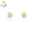 گوشواره طلا میخی زنبور عسل (ns506)