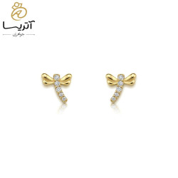 گوشواره طلا میخی شاپرک (go1431)