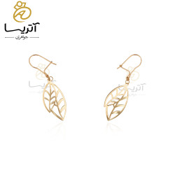 گوشواره طلا طرح برگ