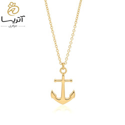 گردنبند طلا سه بعدی لنگر (ga514)