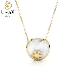 گردنبند طلا مروارید و دونه برف (ga521)