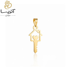 مدال طلا کلید و خانه (pe782)