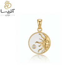 مدال طلا نیم رخ خورشید (pe664)