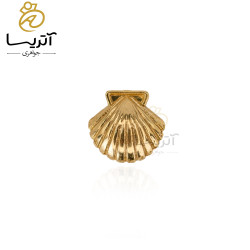 پلاک طلا طرح صدف