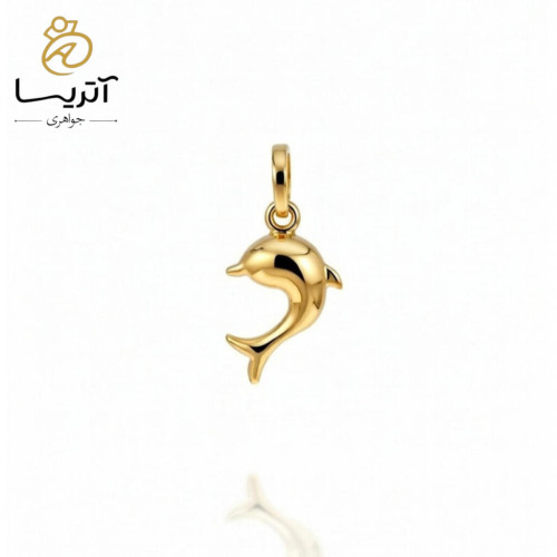 مدال طلا دلفین شیک و براق مناسب برای هدیه دارای طراحی منحصر به فرد و کیفیت بالا