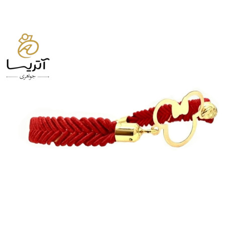 دستبند طلا میوکی طرح میکی موس شیک و ظریف مناسب برای هدیه و استفاده روزمره