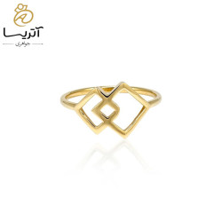 انگشتر طلا مینیمال لوزی an1208