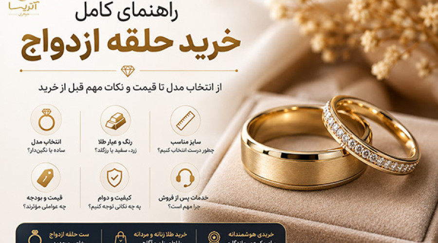راهنمای کامل خرید حلقه ازدواج ست