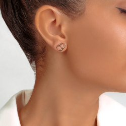 گوشواره میخی طلا نیمانی (go538)