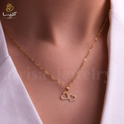 مدال طلا دوقلب (pe145)