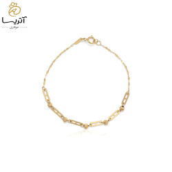 دستبند طلا زنجیری مینیمال (daz7633)