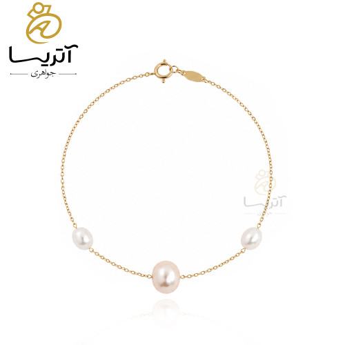 خرید دستبند طلا مرواریدی