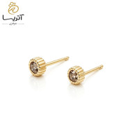 گوشواره طلا میخی سنگی (go1309)