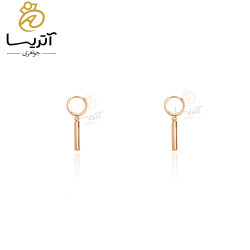 گوشواره طلا استوانه