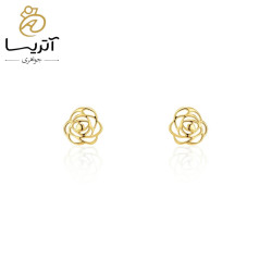 گوشواره طلا میخی گل (ns508)
