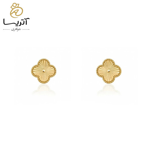 گوشواره طلا میخی مینیمال ونکلیف مناسب برای استفاده روزانه طراحی شیک و ساده 18 عیار کد ns513