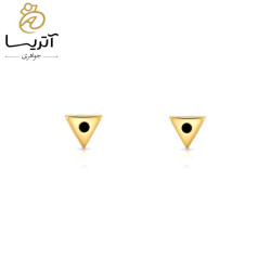 گوشواره طلا میخی مثلثی (go1438) گوشواره طلا میخی مثلثی (go1438)