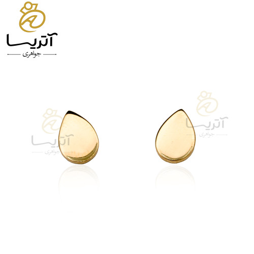 گوشواره طلا طرح اشک go1514 خرید گوشواره طلا طرح اشک