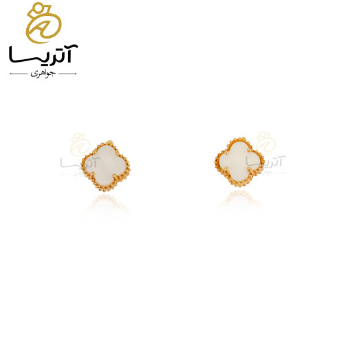 خرید گوشواره طلا ونکلیف سفید