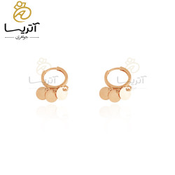 گوشواره طلا پولکی