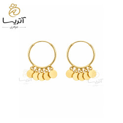 گوشواره طلا پولکی