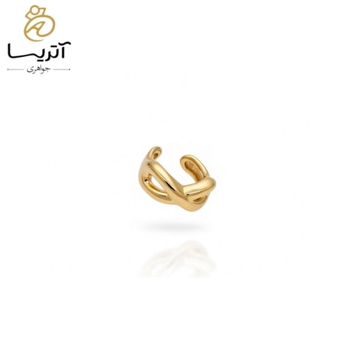 گوشواره طلا حلقه ای بینهایت مدل go232 مناسب برای استایل روزمره و مجلسی طراحی زیبا و بادوام