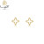 گوشواره طلا میخی ستاره (ns549)