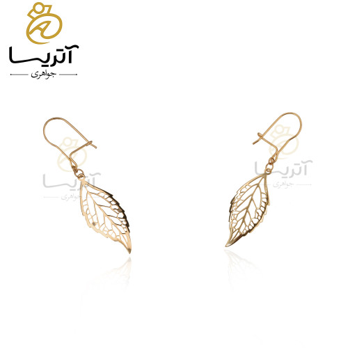 خرید پلاک طلا طرح برگ