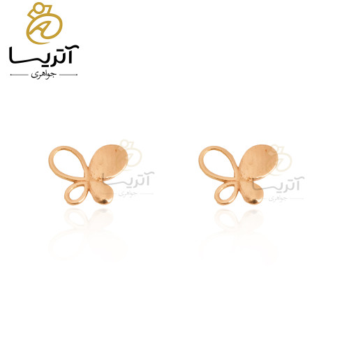 خرید گوشواره طلا پروانه