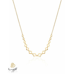 گردنبند طلا لوزی (ga447) گردنبند طلا لوزی (ga447)