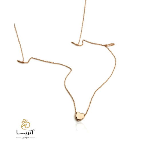 گردنبند طلا قلب سه بعدی زنانه مدل جدید شیک و زیبا گردنبند طلا قلب سه بعدی با طراحی شیک و مدرن مناسب هدیه و استفاده روزمره مدل ga453