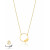 گردنبند طلا متصل گندم (ga202)