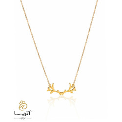 گردنبند طلا متصل شاخ گوزن (ga206)