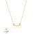 گردنبند طلا متصل شاخ گوزن (ga206)