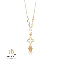 گردنبند طلا آویز ونکلیف (ga499)