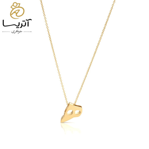 گردنبند طلا زنانه برند نیمانی مدل ga520 طراحی شیک و ظریف مناسب استفاده روزمره و مجالس رسمی