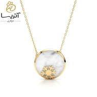 گردنبند طلا مروارید و دونه برف (ga521)