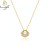 گردنبند طلا صدف و مروارید (ga525)
