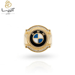 انگشتر طلا مردانه نشان an203  BMW 
