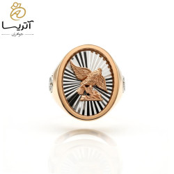 انگشتر طلا مردانه مدل عقاب (an247)
