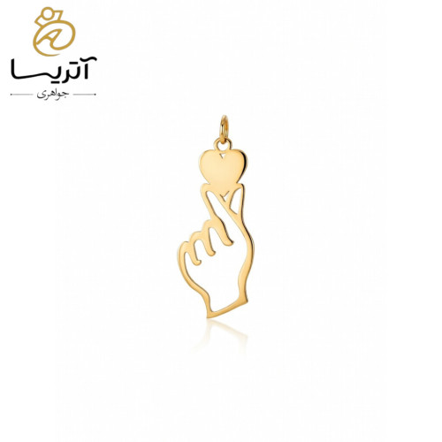 مدال طلا مینیمال با طراحی ساده و شیک مناسب استفاده روزانه یا هدیه دادن کد محصول pe156
