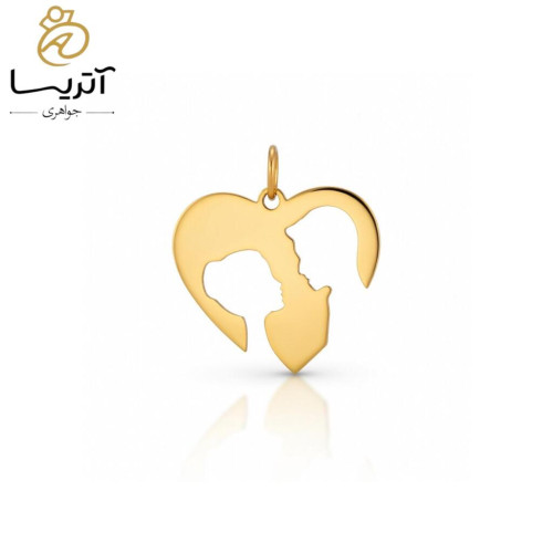 مدال طلا قلب زنانه مدل pe67 مناسب هدیه مدال طلا طرح قلب زنانه مدل pe67 براق و ظریف مناسب هدیه و استفاده روزمره
