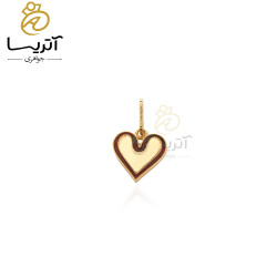پلاک طلا طرح قلب پلاک طلا طرح قلب