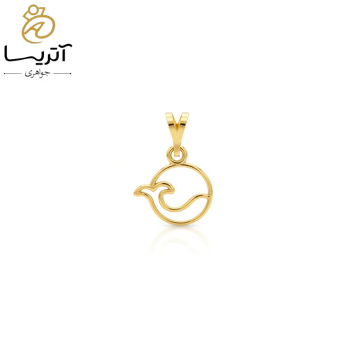 مدال طلا وال مدل ns550 با طراحی مینیمال و شیک مناسب برای هدیه یا استفاده روزمره