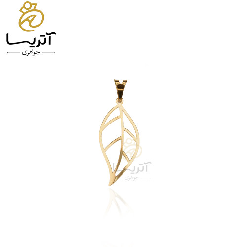 خرید پلاک طلا طرح برگ