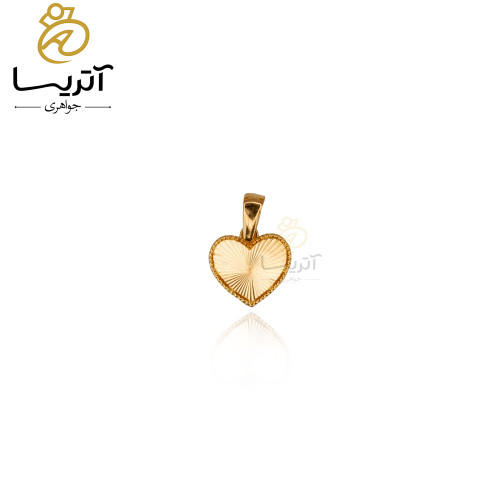 خرید پلاک طلا تراش قلب