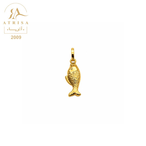 پلاک طلا ماهی pe1129 خرید پلاک طلا ماهی
