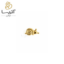 پلاک طلا طرح حلزون