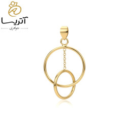 مدال طلا آویز حلقه (pe642)